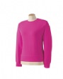 Women's Garment-Dyed Wide-Band Fleece Crew - 10 oz., 80/20 ringspun cotton/p...