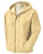 Women's Garment-Dyed Full-Zip Hoodie - 10 oz., 80/20 cotton/poly. Preshrunk,...