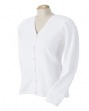 Women's Six-Button Cardigan - 100% airspun cotton. V-neck. Raglan sleeves. F...