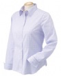 Women's Glen Plaid - 100% soft, rich yarn-dyed Pima cotton. Pearlized button...