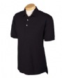 Men's Recycled Pima Melange Pique Polo - 55/45 recycled cotton/recycled poly...