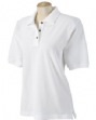 Women's 6.5 oz. Pique Sport Shirt - 6.5 oz., 100% cotton pique. Three-button...
