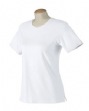 Women's Stretch Jersey T-Shirt - 6.5 oz., 97/3 cotton/Lycra spandex jersey....