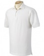 Men's Five-Star Performance Pique Polo - 100% cotton. Flat-knit collar and c...