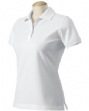 Women's Five-Star Performance Pique Polo - 100% cotton. Flat-knit collar and...