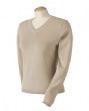 Women's 100% Cotton V-Neck Sweater - 100% airspun cotton. 2x2 rib at V-neck,...
