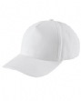Youth 5-Panel Brushed Twill Structured Cap - 100% brushed cotton twill. 5-panel....