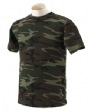 Camouflage T-Shirt - 5.5 oz., 100% cotton print jersey. Taped shoulder-to-should...