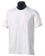 Men's Pieced Interlock T-Shirt - 4.1 oz., 100% polyester interlock. Contrast...