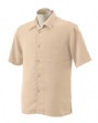 Men's Bahama Cord Camp Shirt - 66/34 rayon/poly bedford cord. Full-button fr...