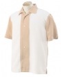 Men's Two-Tone Bahama Cord Camp Shirt - 66/34 rayon/poly pieced bedford cord...