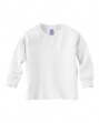 Toddler Long-Sleeve T-Shirt - 5.5 oz., 100% cotton jersey. Ribbed crew neck and ...