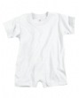 Infant T-Shirt Romper - 5.5 oz., 100% cotton jersey. Ribbed crew neck. Hemmed sl...