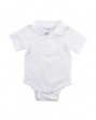 Infant Sport Shirt Creeper - 5.5 oz., 100% combed ringspun cotton jersey. Welt c...