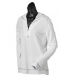 Women's Long-Sleeve Half-Zip Pullover - 4.1 oz., 100% polyester birdseye kni...